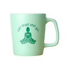 LIGHT GREEN Let That Sh*t Go Ceramic Mug - Blue Meriwether Home - Mugs & Glasses