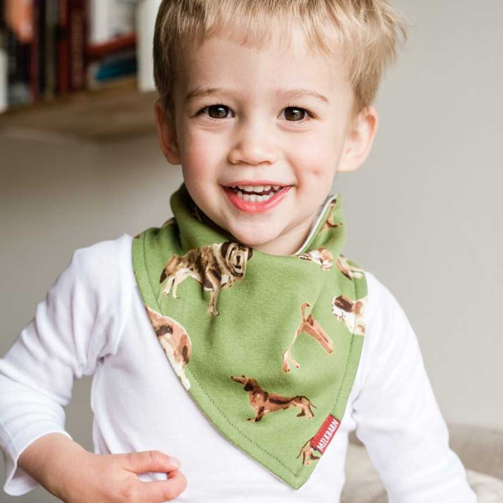 Kerchief Bib - Organic Cotton Milkbarn Kids Baby & Toddler - Nursing & Feeding - Bibs & Burp Cloths