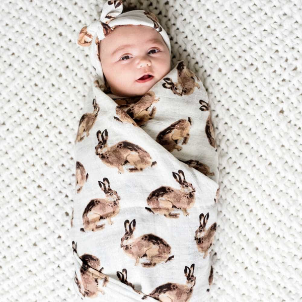 Baby Swaddle Blanket - Organic Cotton Milkbarn Kids Baby & Toddler - Swaddles & Baby Blankets
