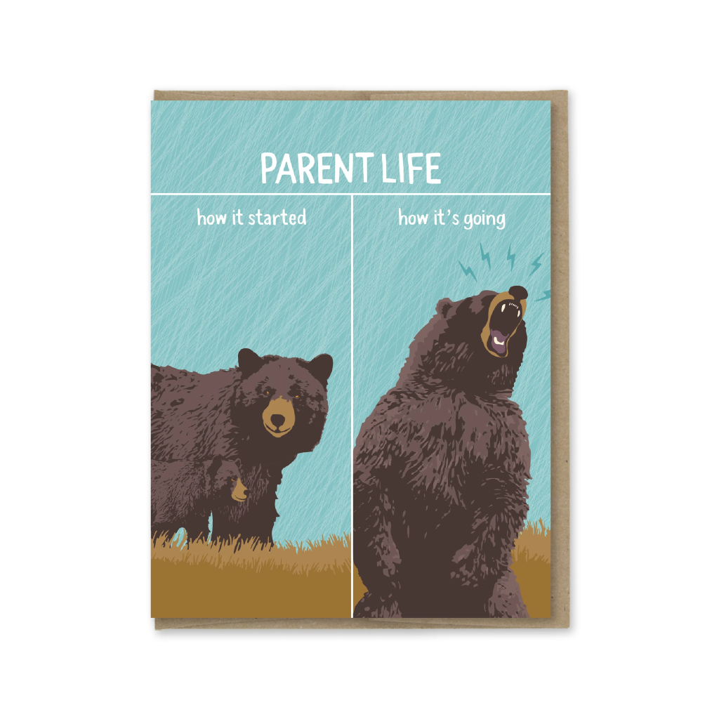 How It's Going Parent Life Baby Card Modern Printed Matter Cards - Baby