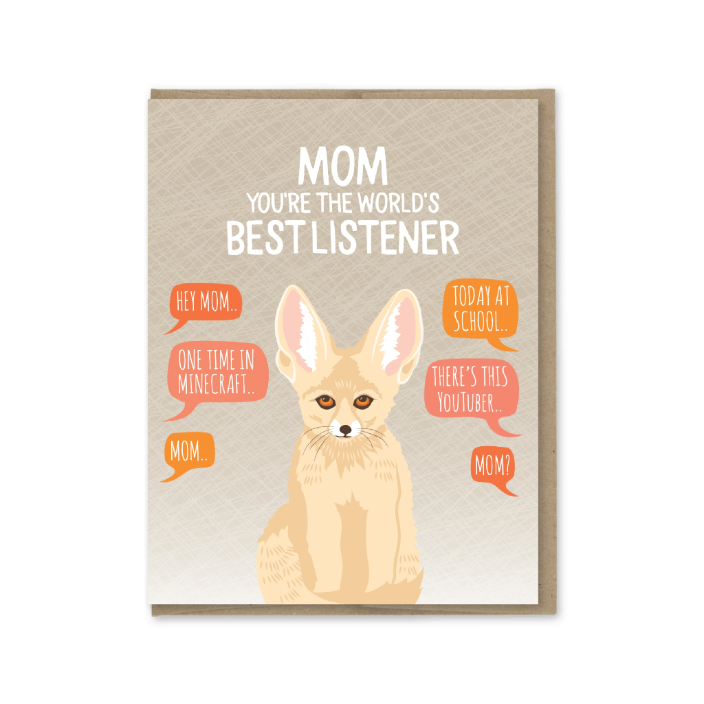 Best Listener Mother's Day Card Modern Printed Matter Cards - Holiday - Mother's Day