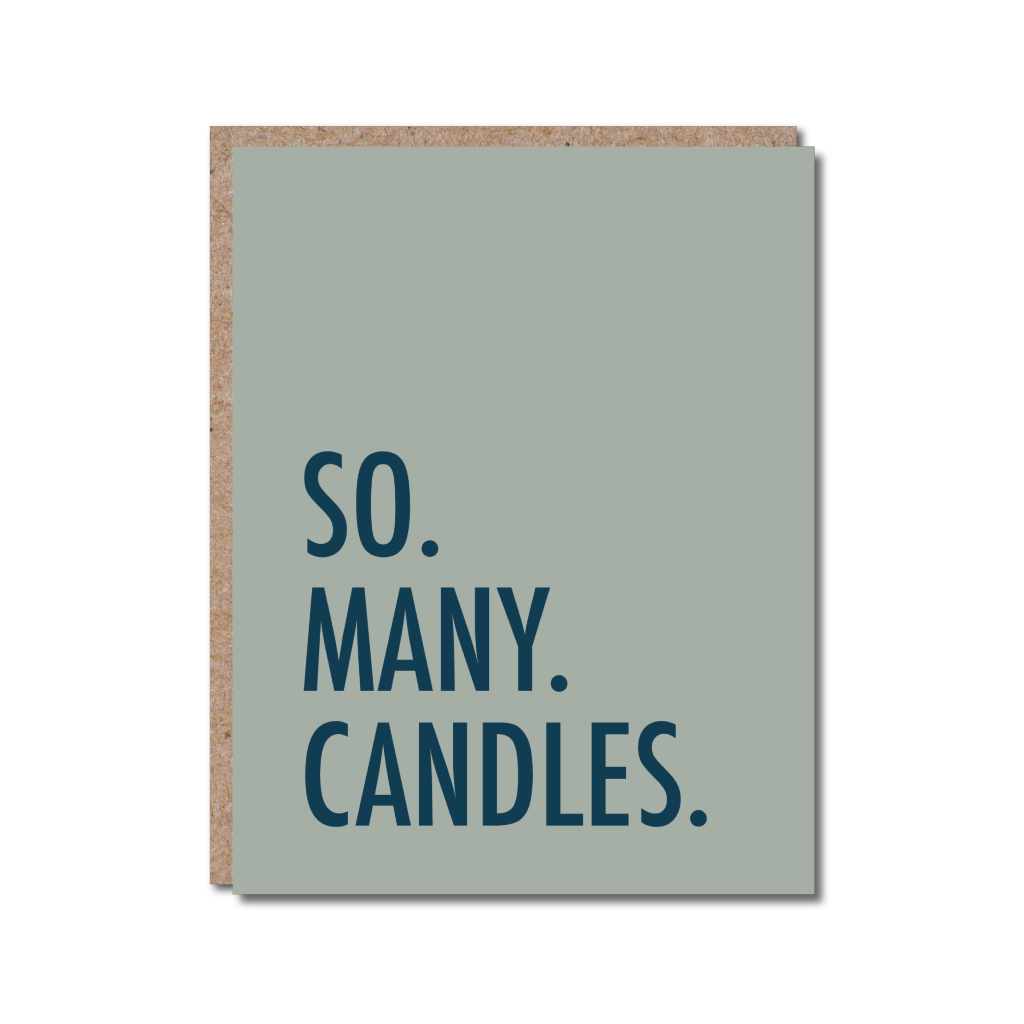 So Many Candles Birthday Card Modern Wit Cards - Birthday