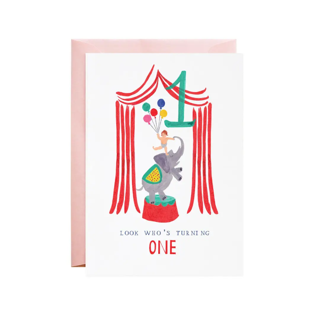 One Ellie Elephant Birthday Card Mr. Boddington's Studio Cards - Birthday