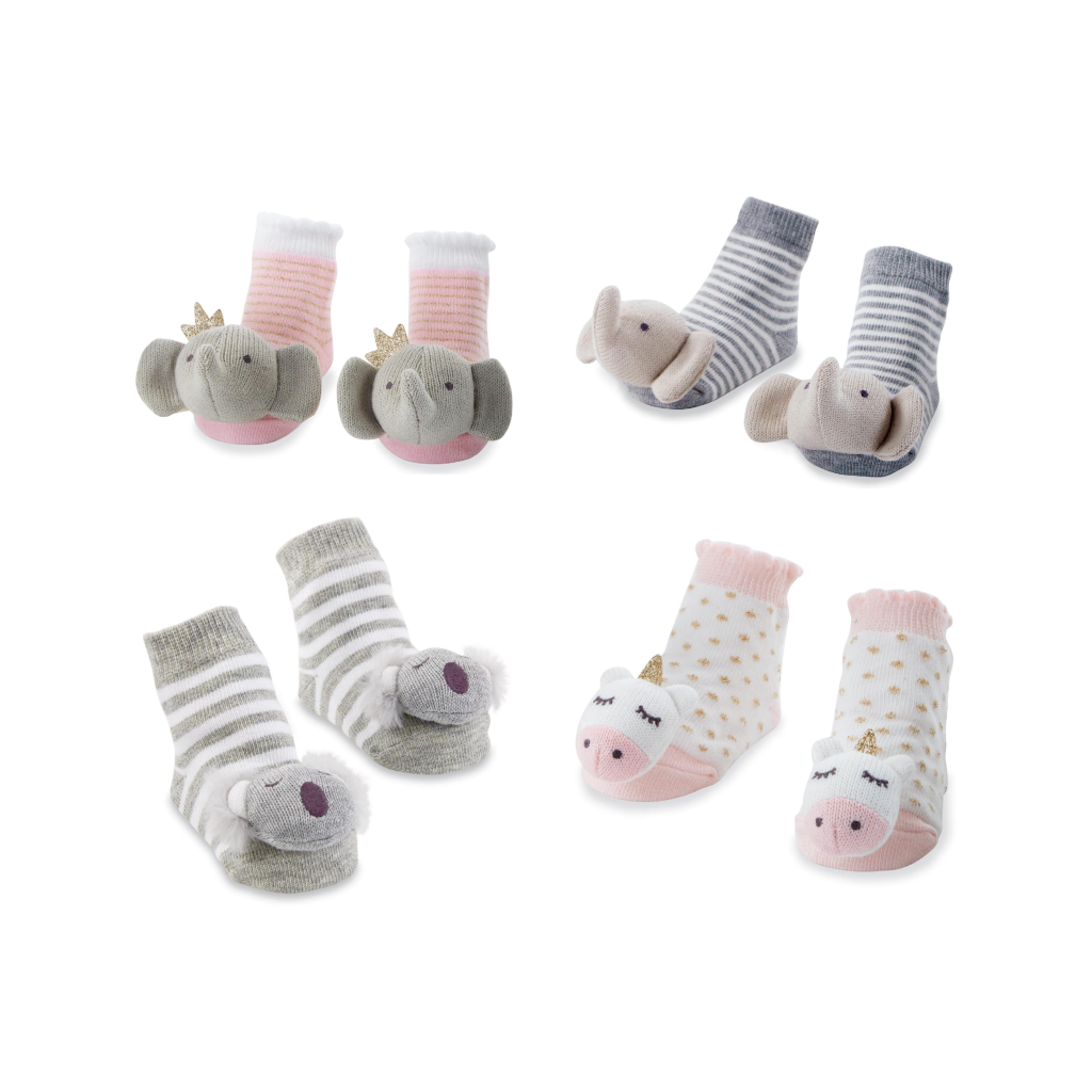 Rattle Toe Socks Mud Pie Apparel & Accessories - Socks - Baby & Kids - Baby & Toddler