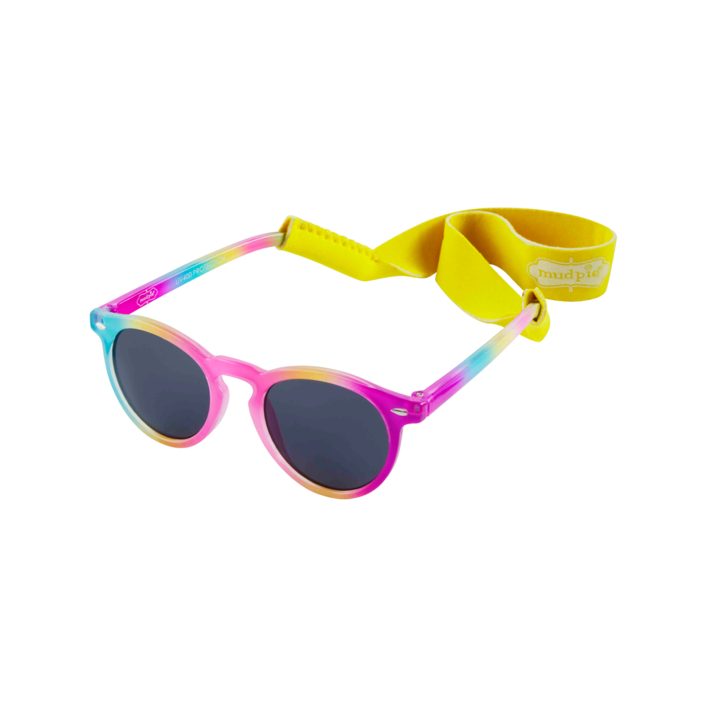 RAINBOW Infant Sunglasses - Pinks &amp; Rainbows Mud Pie Apparel & Accessories - Sunglasses & Reading Glasses