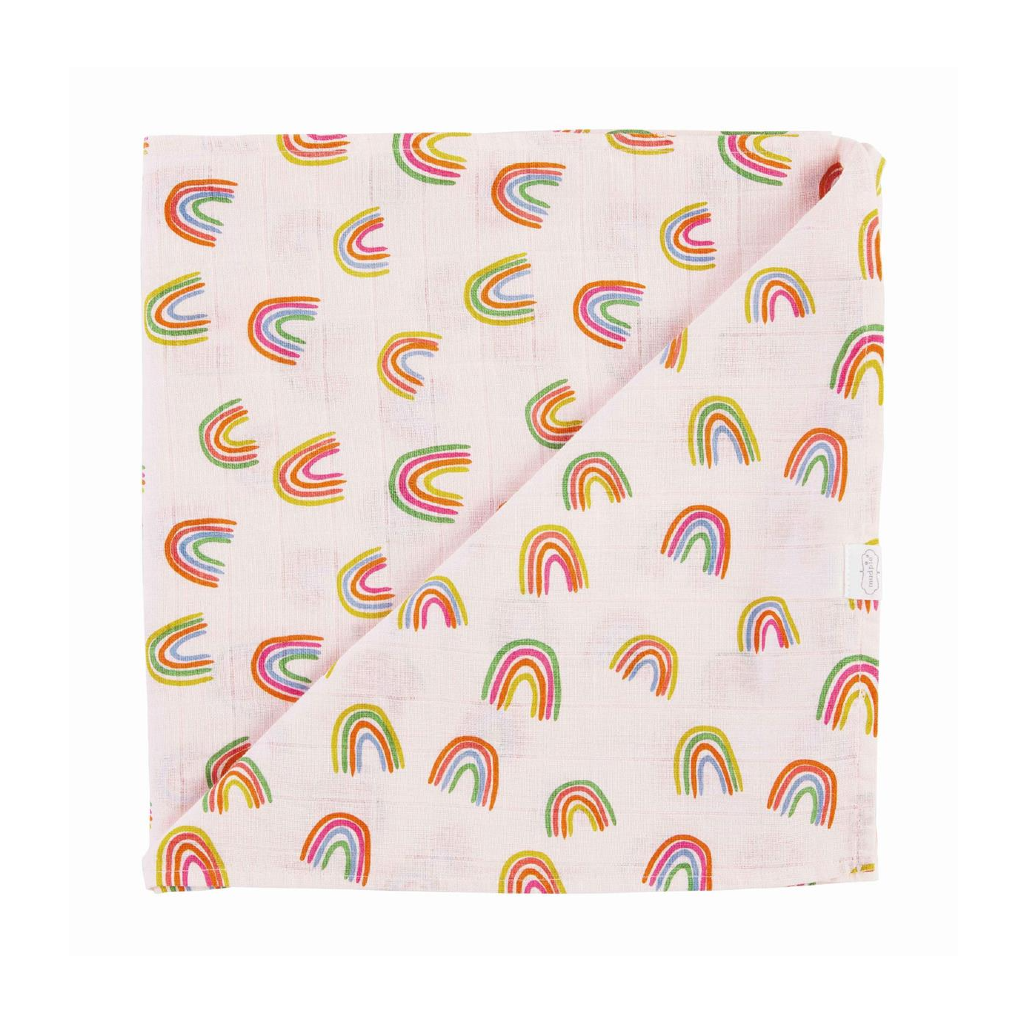 RAINBOW Swaddle Blanket Mud Pie Baby & Toddler - Swaddles & Baby Blankets