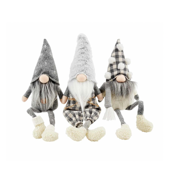 Dangle Leg Gnome - Neutral Mud Pie Holiday - Home