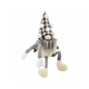 PLAID HAT Dangle Leg Gnome - Neutral Mud Pie Holiday - Home