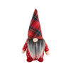RED PLAID HAT Small Sitter Gnome Mud Pie Holiday - Home