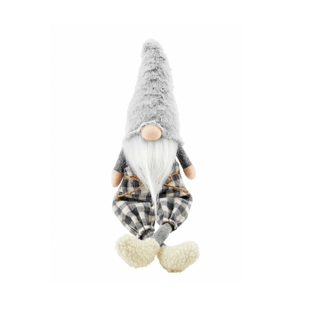 SOLID HAT Dangle Leg Gnome - Neutral Mud Pie Holiday - Home