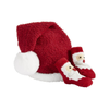 SANTA Christmas Hat &amp; Sock Set Mud Pie Holiday
