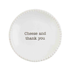Cheese & Thank You Tapas Plates Mud Pie Home - Decorative Trays, Plates, & Bowls