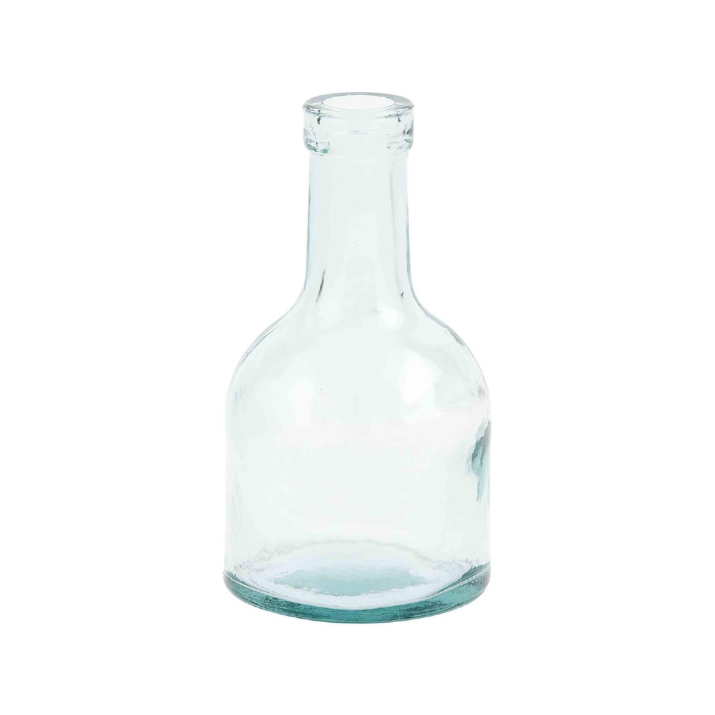 Clear Short Glass Vase Mud Pie Home - Garden - Vases & Planters