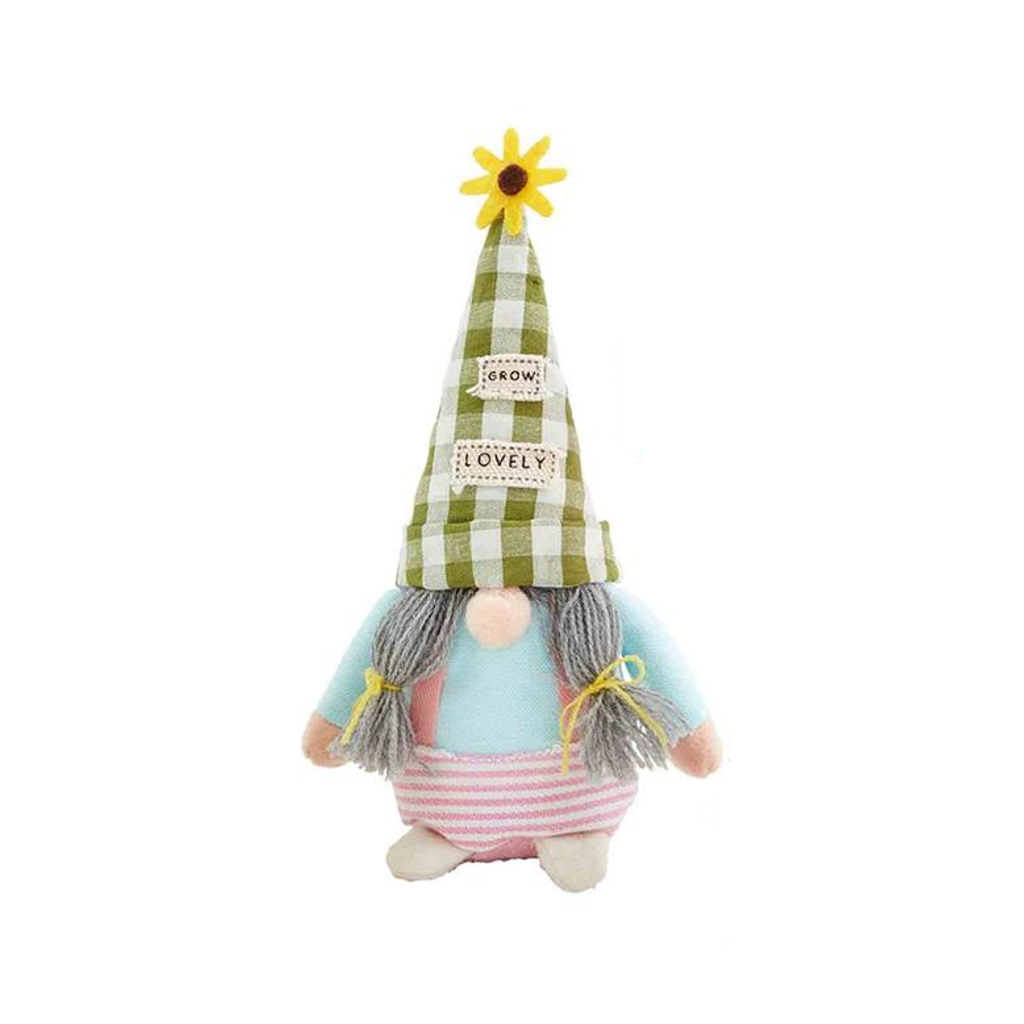 Grow Lovely Flower Gnome Sitter Mud Pie Home