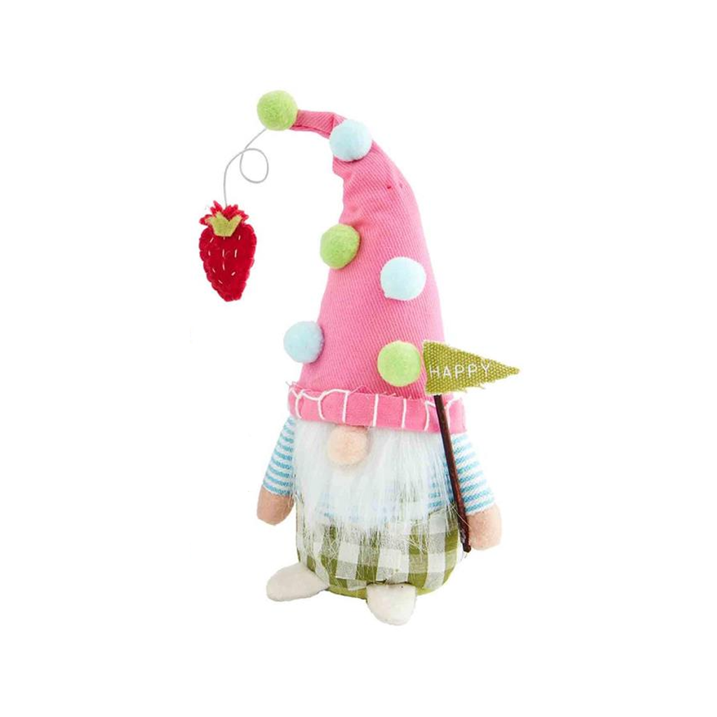 Happy Banner Flower Gnome Sitter Mud Pie Home