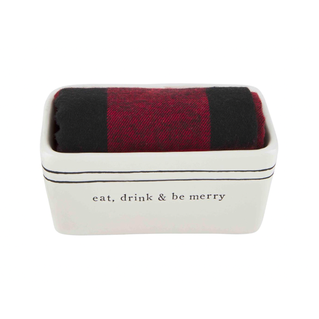 EAT DRINK MERRY Mini Christmas Baker Set Mud Pie Home - Kitchen & Dining