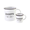 Grandma Est. 2023 Enamel Mug Set Mud Pie Home - Mugs & Glasses