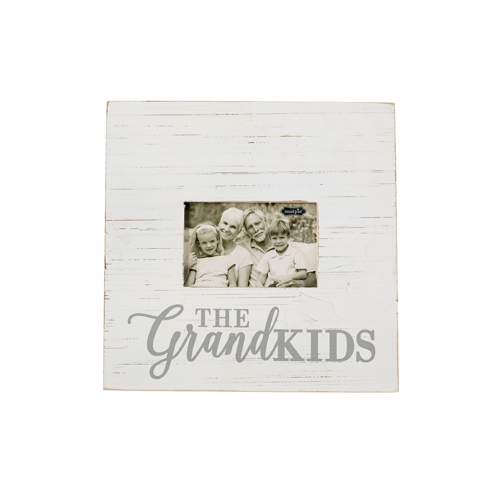 The GrandKids Slat Frame Mud Pie Home - Wall & Mantle - Plaques, Signs & Frames