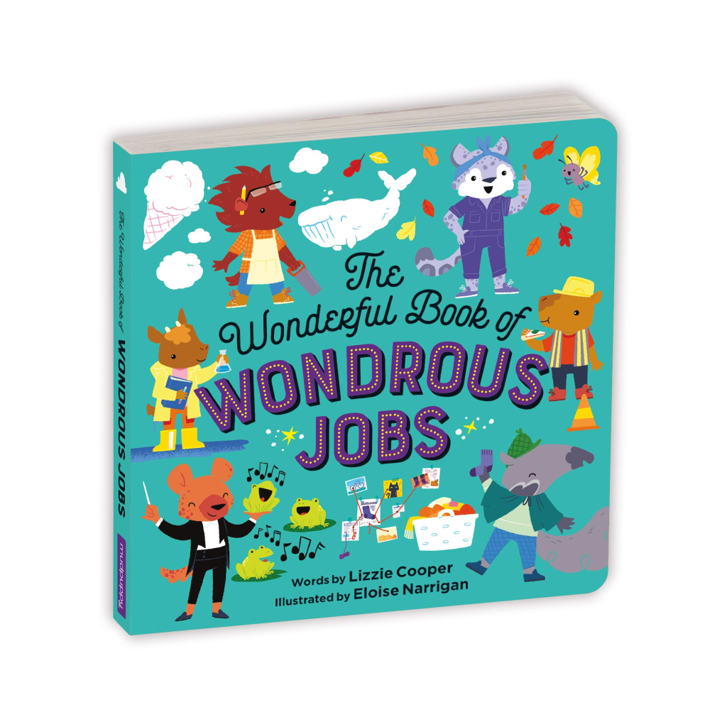 Wonderful Book Of Wondrous Jobs Board Book Mudpuppy Books - Baby & Kids - Board Books