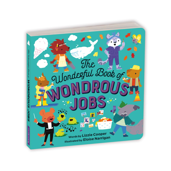 Wonderful Book Of Wondrous Jobs Board Book Mudpuppy Books - Baby & Kids - Board Books