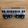 CTA Chicago 'L' Brown Line Wooden Train Toy Munipals Toys & Games > Toys > Play Vehicles > Toy Trains & Train Sets