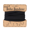 Half Boho Bandeau - Black Natural Life Apparel & Accessories - Bandanas & Headties