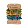 Green Gold Srunchie Set - 5 Pack Natural Life Apparel & Accessories - Hair Accessories