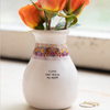 I Love My Mom Catalina Ceramic Bud Vase Natural Life Home - Garden - Vases & Planters