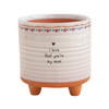 Love You My Mom Small Artisan Planter Natural Life Home - Garden - Vases & Planters