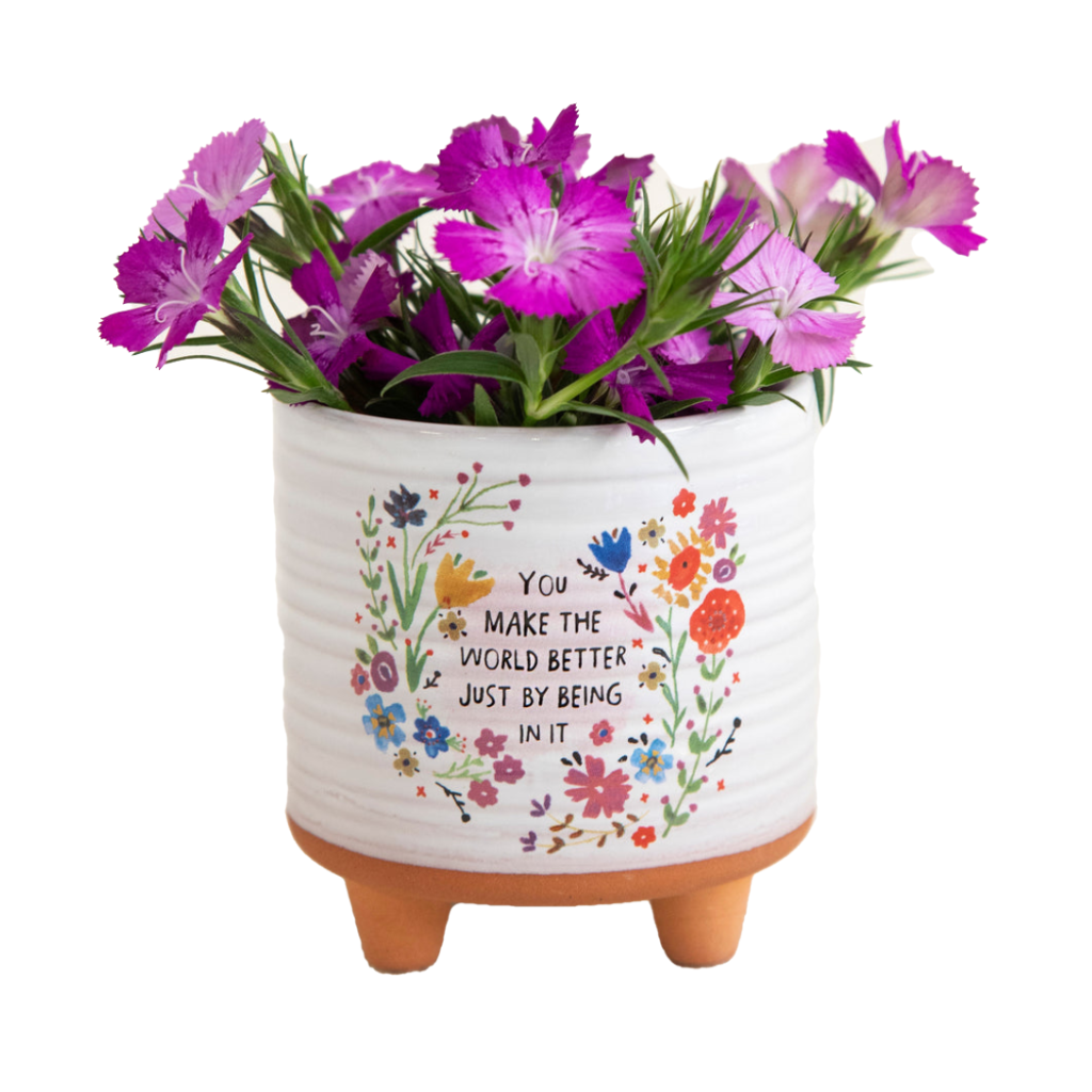 You Make The World A Better Place Artisan Planters Natural Life Home - Garden - Vases & Planters