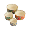 Floral Cream Nesting Measuring Cups Natural Life Home - Kitchen & Dining