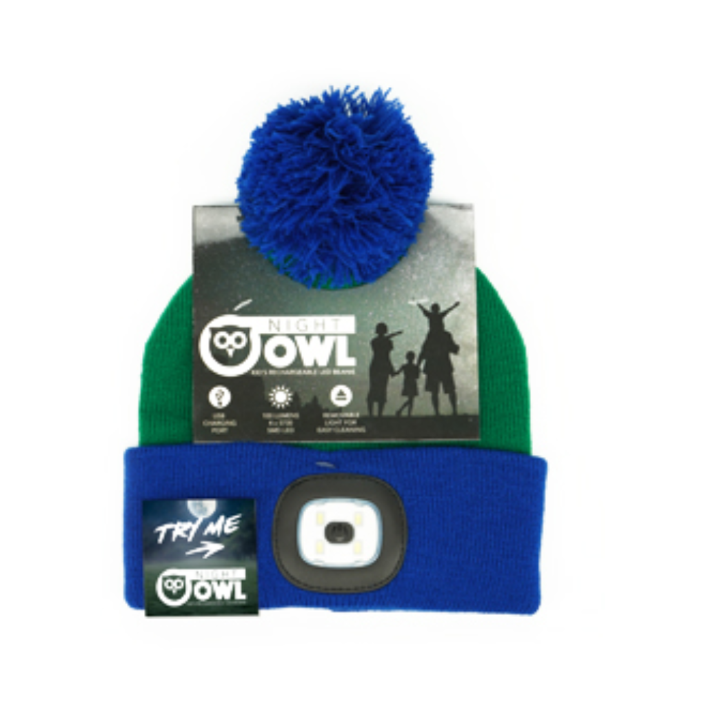 Night Owl LED Rechargeable Hat - Kids Night Scope Apparel & Accessories - Winter - Kids - Hats