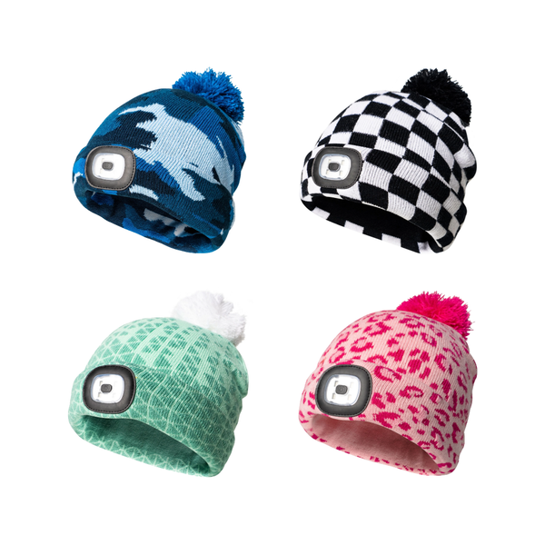 Night Scope Kids Pom Hat - Hide And Seek Collection Night Scope Apparel & Accessories - Winter - Kids - Hats