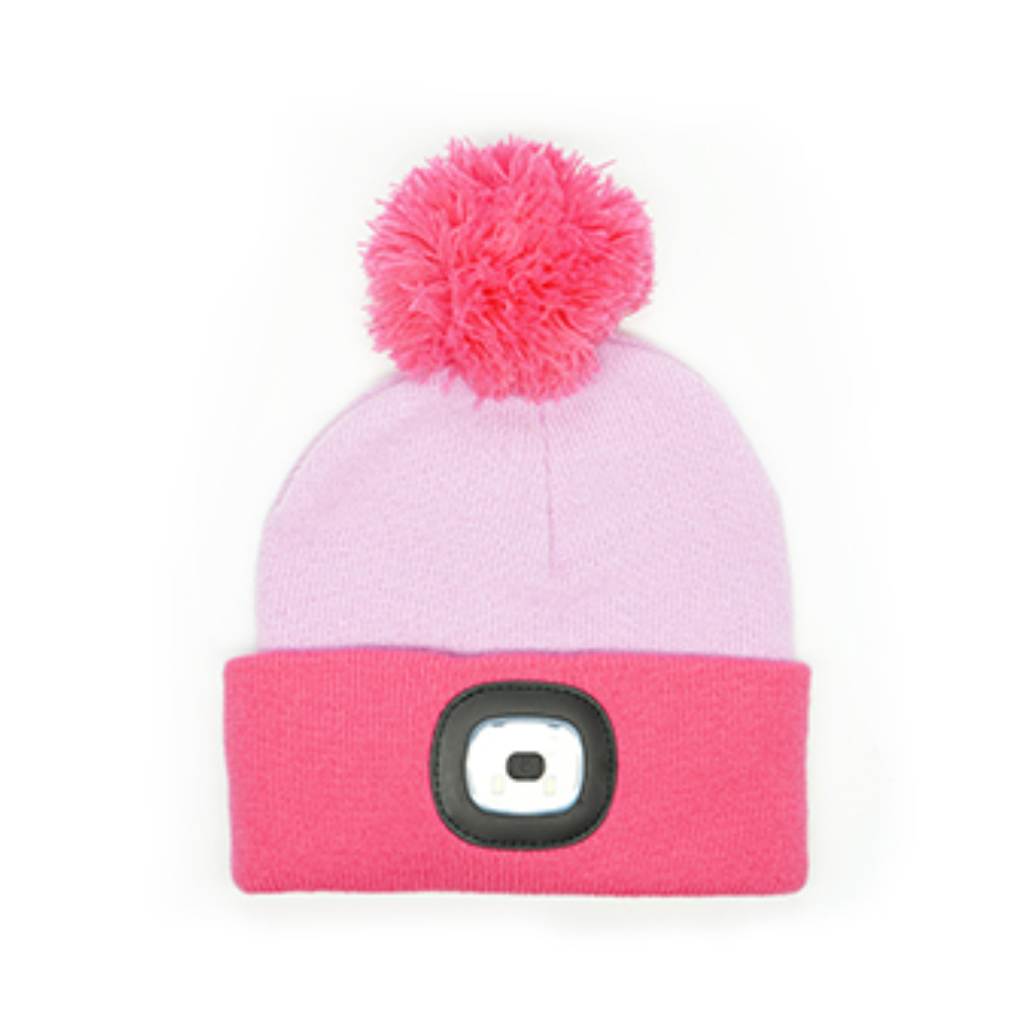 PINK Night Owl LED Rechargeable Hat - Kids Night Scope Apparel & Accessories - Winter - Kids - Hats