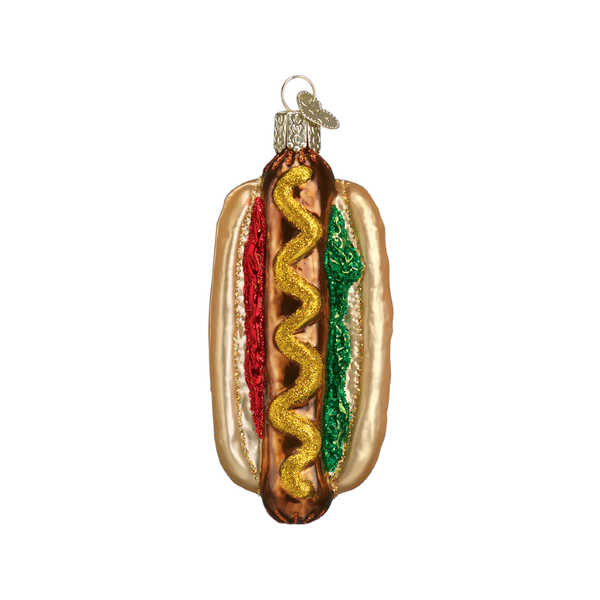 Hot Dog Ornament Old World Christmas Holiday - Ornaments