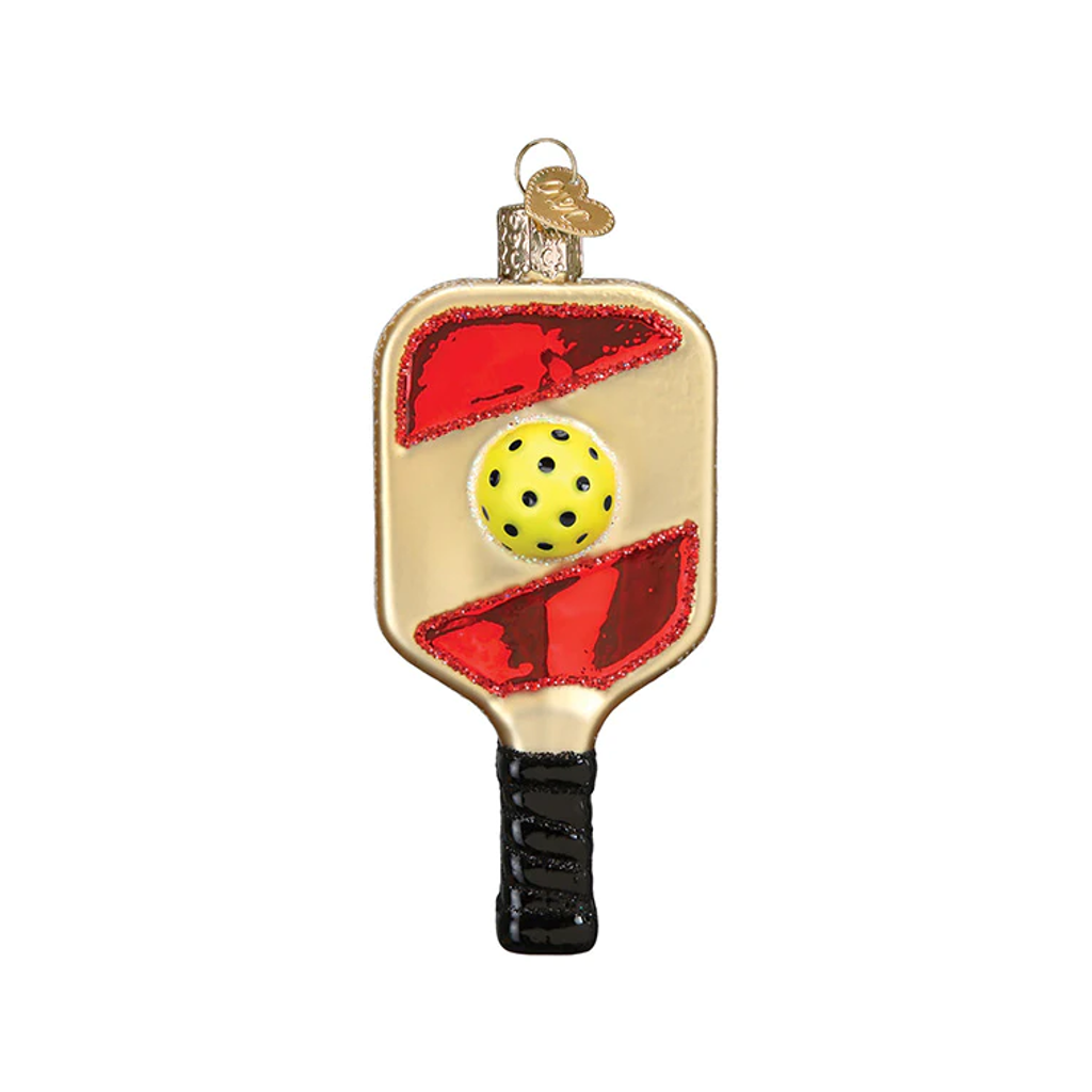 Pickleball Paddle Ornament Old World Christmas Holiday - Ornaments