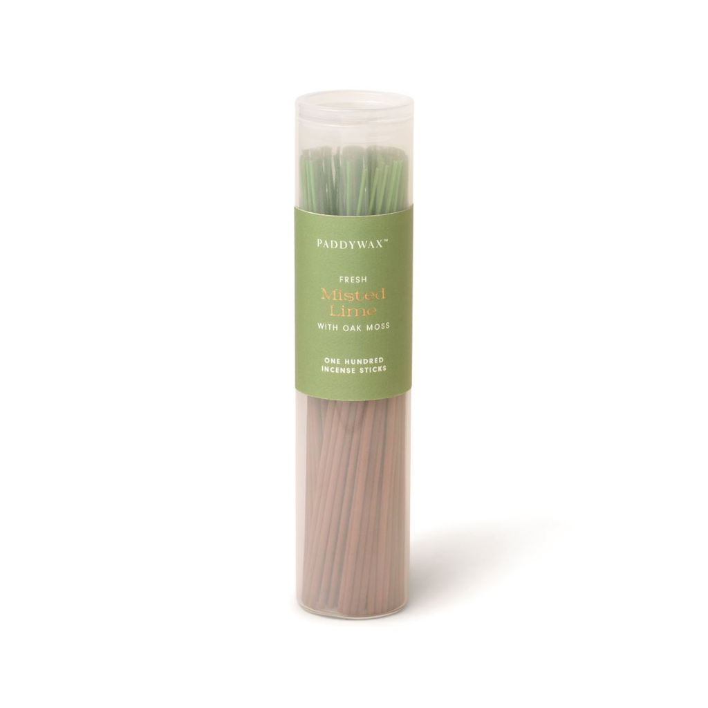 MISTED LIME PDW INCENSE STICKS 100 CT Paddywax Home - Candles - Incense, Diffusers, Air Fresheners & Room Sprays