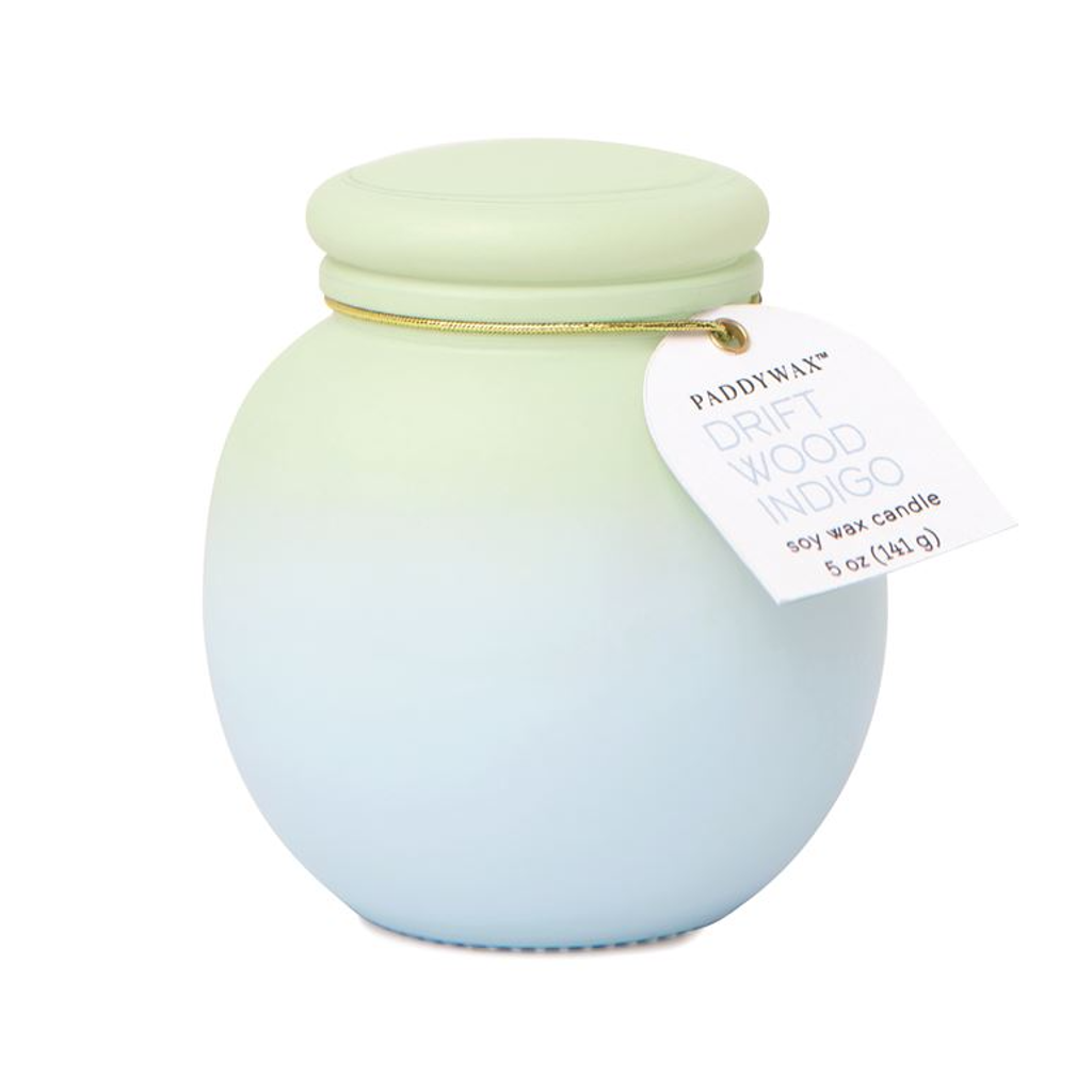 Driftwood Indigo Orb Candle - 5oz Paddywax Home - Candles - Specialty