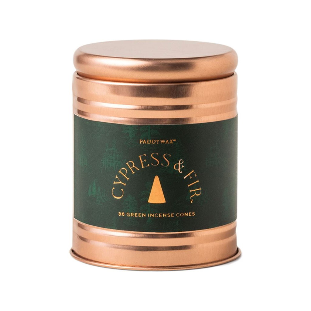 Green Incense Cones - Cypress & Fir Paddywax Home - Candles - Specialty