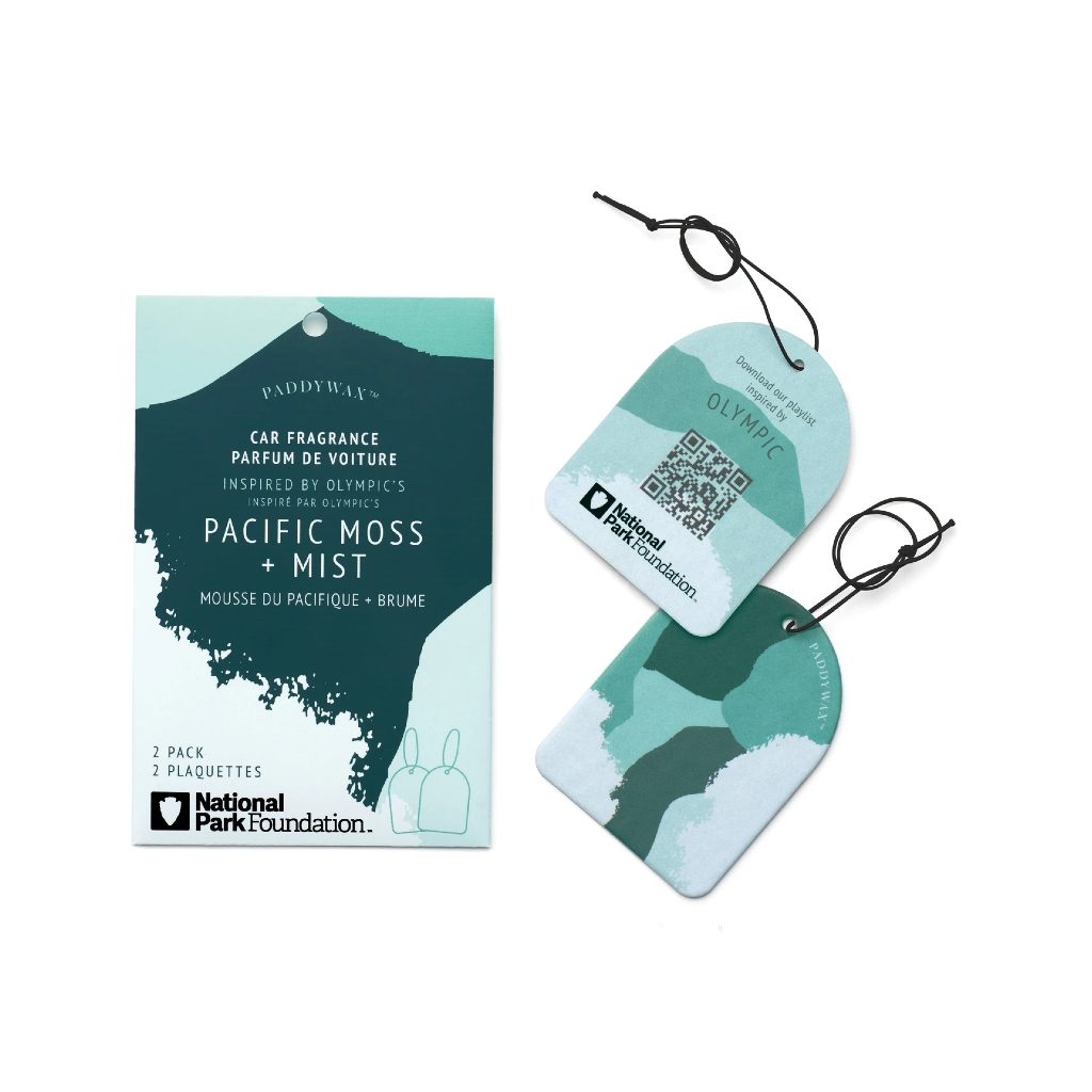 OLYMPIC/PACIFIC MOSS & MIST Parks Car Fragrance 2 Pack Paddywax Home - Candles - Specialty