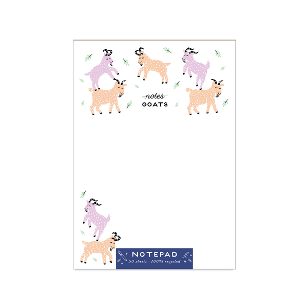 Goats Notepad Party of One Books - Blank Notebooks & Journals - Notepads
