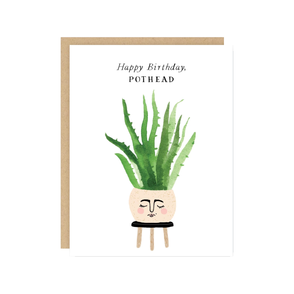 Pothead Birthday Card Party of One Cards - Birthday