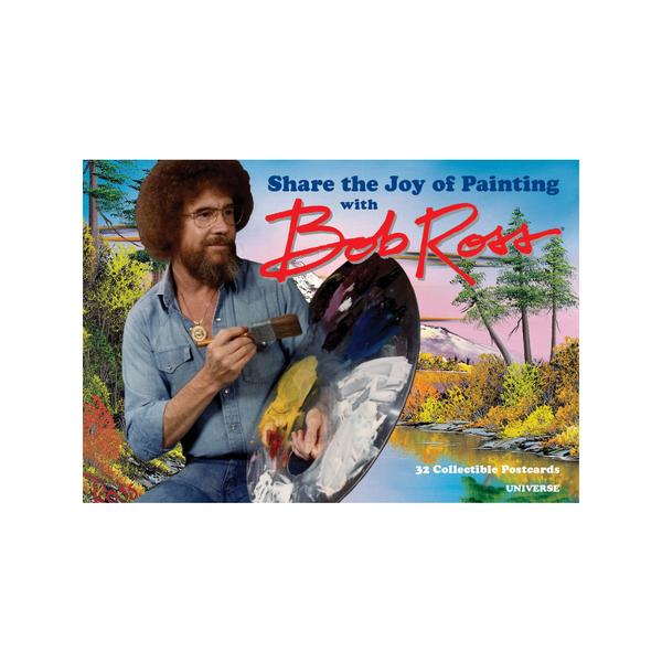 Share The Joy Of Painting With Bob Ross Postcard Set Penguin Random House Cards - Boxed Cards - Post Cards