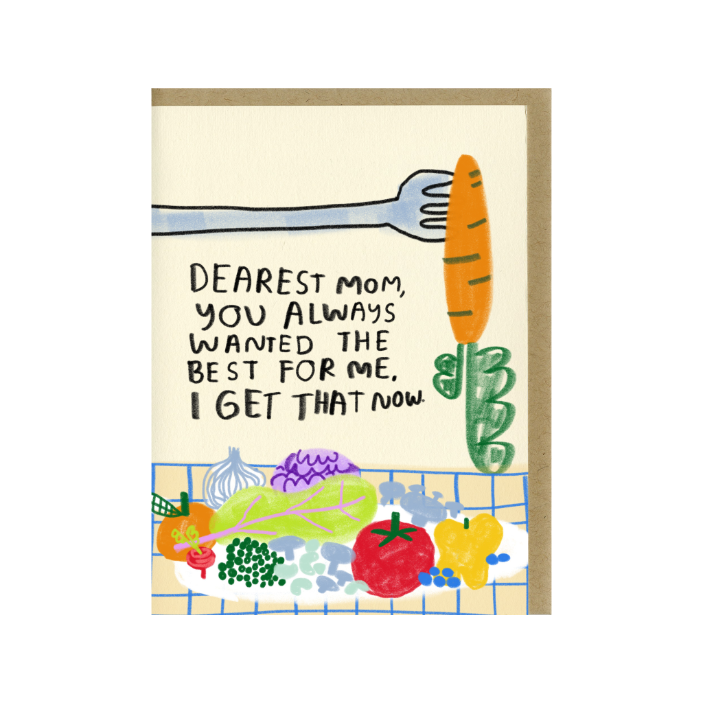 PIL CARD MOTHER'S DAY EAT YOUR VEGGIES People I've Loved Cards - Holiday - Mother's Day