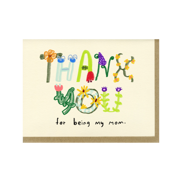 PIL CARD MOTHER'S DAY THANK YOU FOR BEING MY MOM People I've Loved Cards - Holiday - Mother's Day