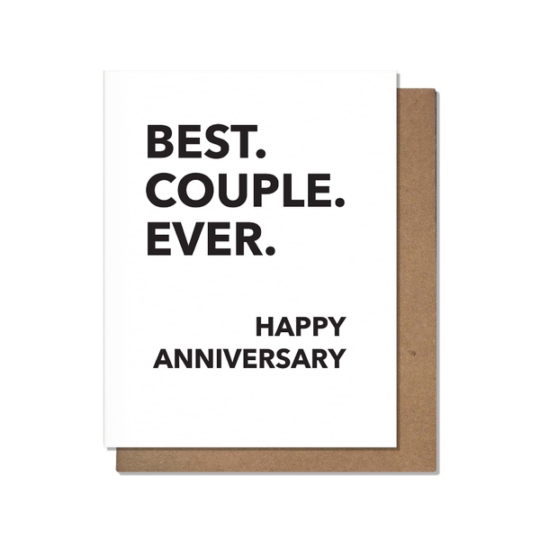 PAG CARD ANNIVERSARY BEST COUPLE EVER Pretty Alright Goods Cards - Anniversary