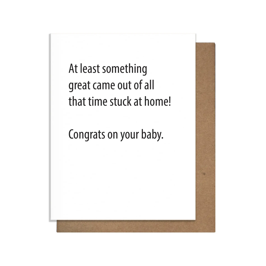 Home Baby Card Pretty Alright Goods Cards - Baby