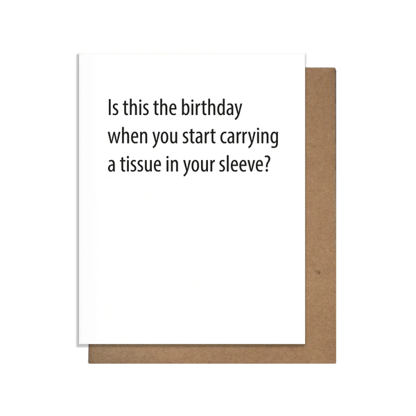 Tissue Birthday Card Pretty Alright Goods Cards - Birthday