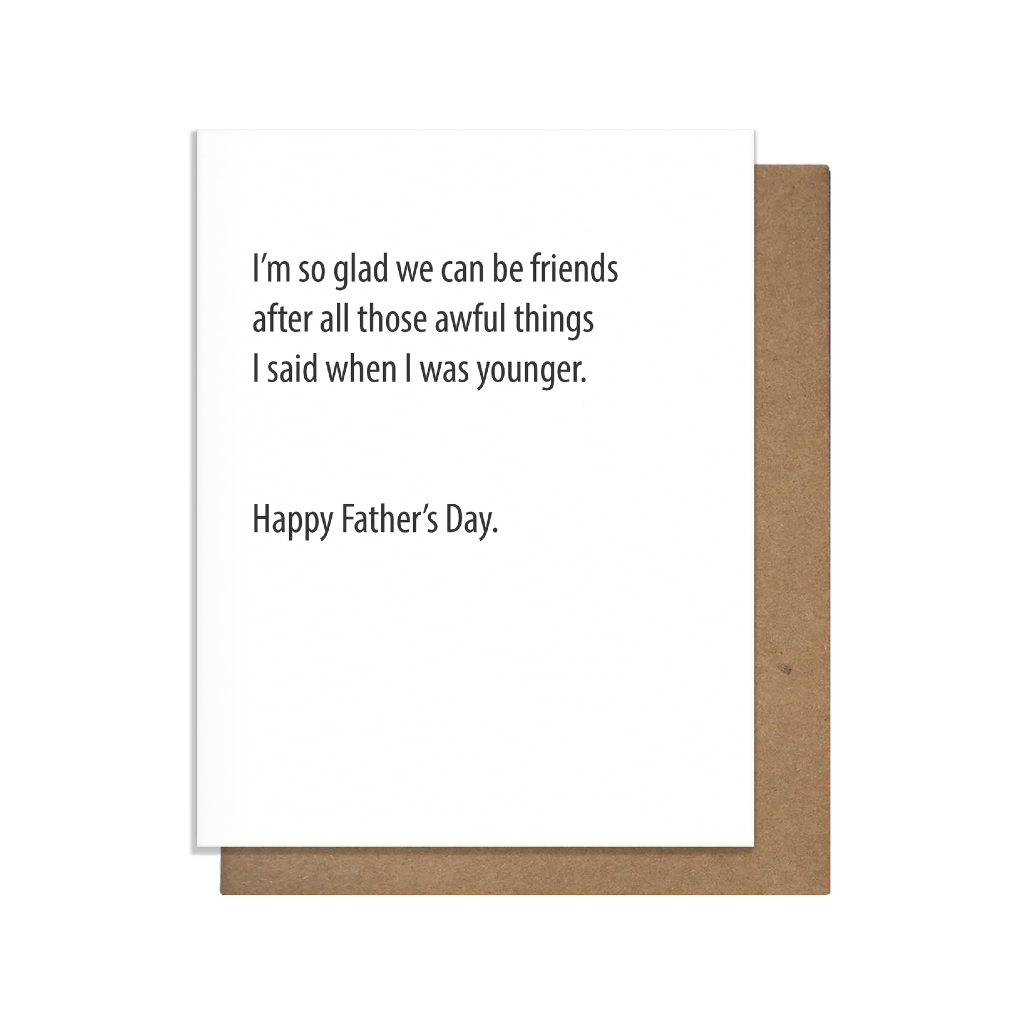 Dad Friends Father's Day Card Pretty Alright Goods Cards - Holiday - Father's Day