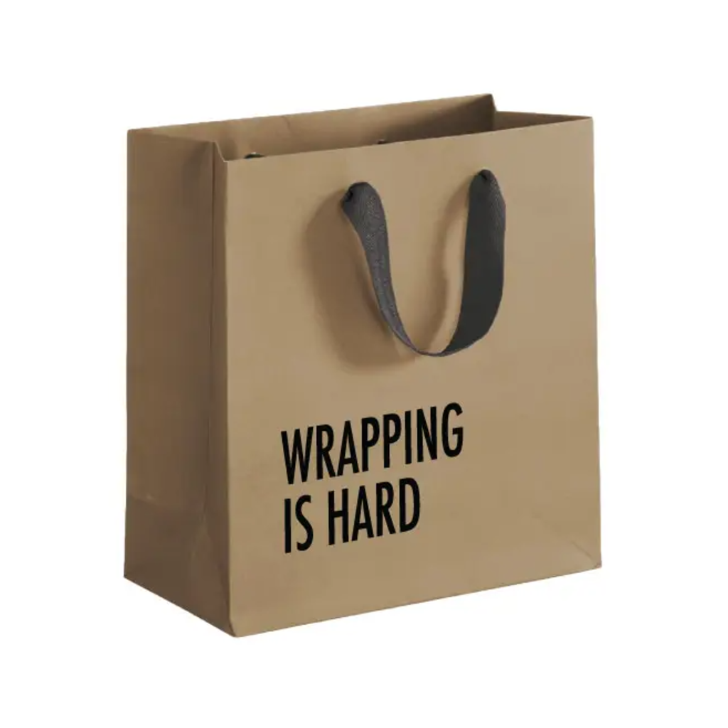 SMALL Wrapping Is Hard Gift Bag Pretty Alright Goods Gift Wrap & Packaging - Gift Bags
